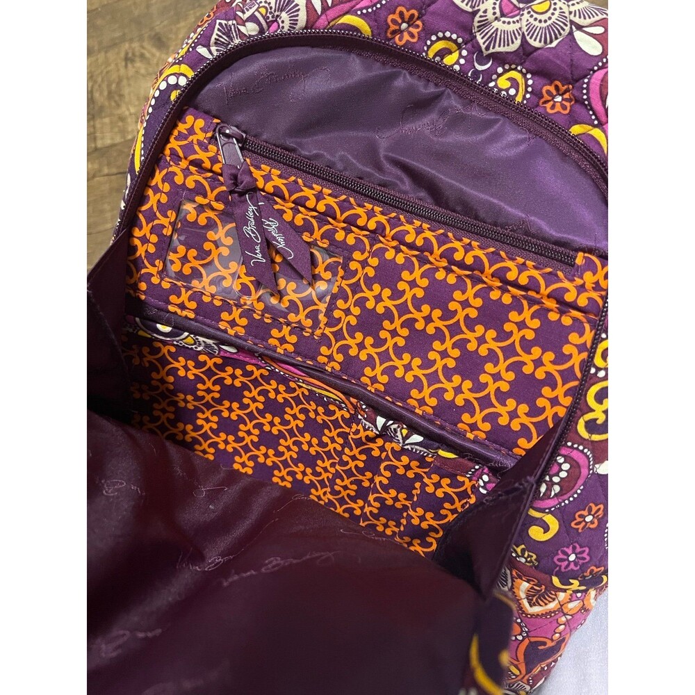 Vera Bradley Safari Sunset Paisley Backpack - Picture 3 of 5
